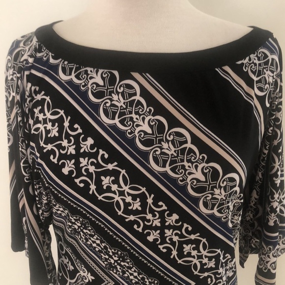 White House Black Market Blouse Stretchy Womens Shirt Sz Small Top Spring Summer - Picture 2 of 7